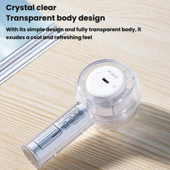 Mini Turbo Convenient USB Dazzling Colorful Light Handheld Fan, F22