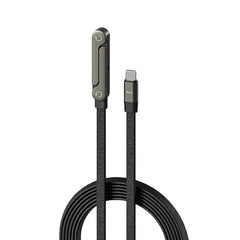 1.5m Data Cable With Foldable Stand Fast-Charging Braided Charging Cable, 240W Type-C To Type-C, 30W Type-C To 8 Pin, 65W USB-A To Type-C