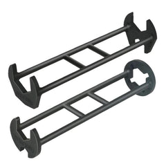 2pcs Multi-function Faucet Installation Wrench Sink Pipe Angle Valve Installation Repair Removal Tool, A Small+B Large