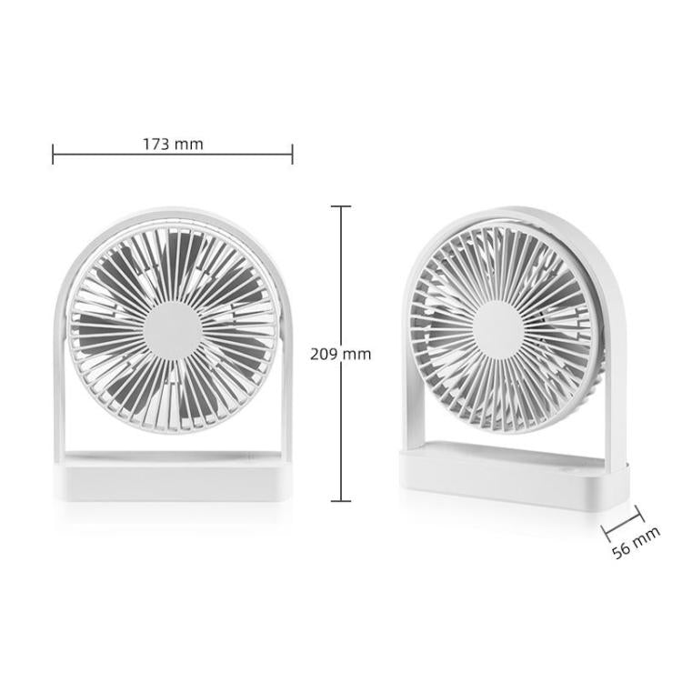 F3A Slim Mini Desk Fan Home USB Quiet Desktop Fan Portable Rechargeable Fan