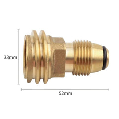 Outdoor Camping Propane Refill Adapter Portable Gas Stove Conversion Connector, Yellow