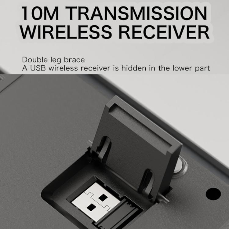 FREE WOLF M75 Russian Wireless Bluetooth Dual-Mode Mechanical Keyboard With PBT Gradient Caps and Display Screen