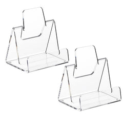 Acrylic Book & Brochure Display Stand For Office, Home, Restaurant, Single, Double