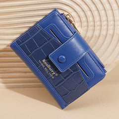 Baellerry N7102 Zipper Closure Women Wallet With Multiple Card Slots Compact Short Wallet