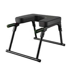 Foldable Yoga Inversion Bench Stand Yoga Chair for Balance Training, Core Strength Building, With T-shaped Cushion Black, With T-shaped Cushion Red, No Cushion Black, No Cushion Red