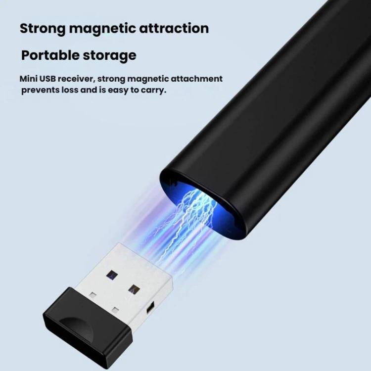 Rechargeable Red Laser Pointer Presentation Remote 100m Wireless Range With Magnetic USB Receiver