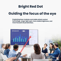 Digital Display Rechargeable Presentation Remote Laser Pointer RF 2.4GHz 100M Control Range