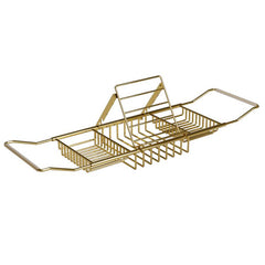 Extendable Bathtub Caddy Stainless Steel Bathtub Shelf Organizer Tablet Holder, Standard  Gold, Standard  Silver, Standard  Rose Gold, With Stand Gold, With Stand Silver, With Stand Rose Gold