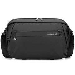 QISEMIAN Men Messenger Camera Bag Water-Resistant DSLR Photography Sling Bag With Removable Dividers & Tripod Mount
