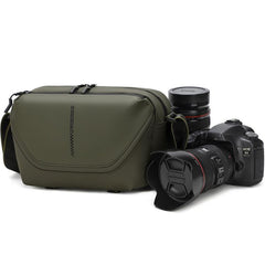 QISEMIAN All-in-One Mens Photography Sling Bag with Removable Camera Insert & Tripod Holder