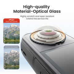 For Insta360 X4 Air AMagisn Standard Lens Guards Snap-On Protective Glass Lens Protector Replacement Accessory