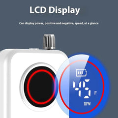 BLUEQUE Low Noise Rechargeable Nail Grinder Portable Display Electric Nail Remover Grinder, 119