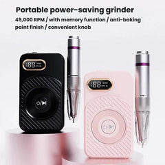BLUEQUE BQ-110 Portable Rechargeable Nail File 45,000 RPM High-Speed Home Nail Removal Machine