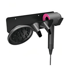 For Dyson Hair Dryer Wall Mount Holder - Adhesive Or Screw Installation, Compact Nozzle Organizer, Right Rose Gold, Left Black, Right Black, Left Silver, Right Silver
