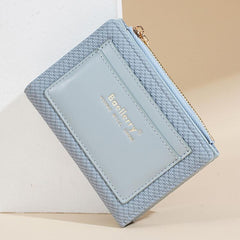 Baellerry N8360 Women Compact Wallet Multi-Card Compartment Coin Purse Zipper Card Holder