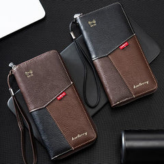 Baellerry C3165 Men Long Wallet Business RFID Anti-Theft Multi-Card Holder