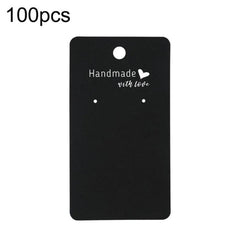 100pcs Earring & Necklace Display Card Jewelry Label