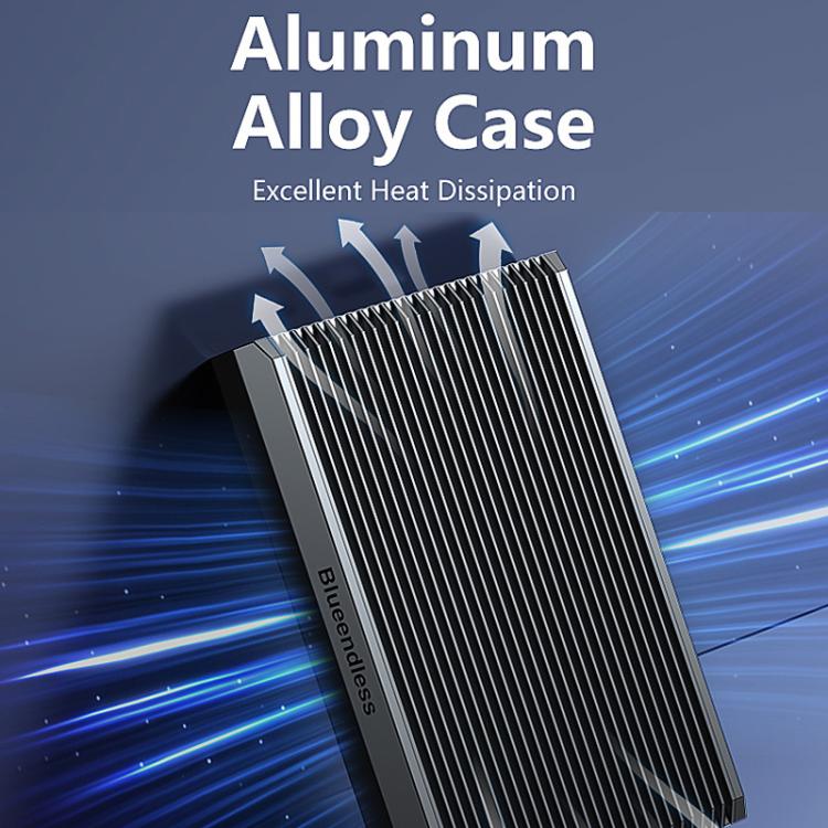 M.2 Disk Array Enclosure NVMe / SATA Dual-Protocol RAID Portable SSD Enclosure 20Gbps Offline Copy, DB280A3