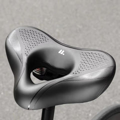 WEST BIKING Comfort Bike Saddle with Shock Absorption Wide Hollow Ventilated Design for Mountain/Road Bicycles, M, L
