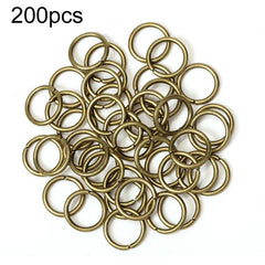 200pcs Handmade Jewelry Jump Rings DIY Accessories, 0.5 x 3mm, 0.5 x 4mm, 0.7 x 5mm, 0.9 x 6mm, 1.0 x 7mm