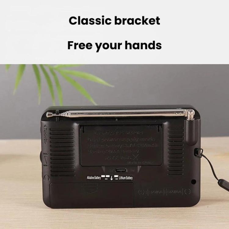 W-913 Portable Pointer Dual-Power Radio FM/AM/SW1-7 Multi-Band Radio