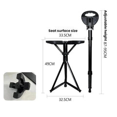 Outdoor Multi-Functional Lightweight Non-Slip Hiking Stick/Stool