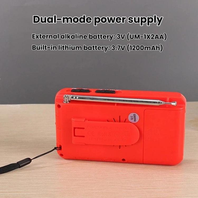 W-918 Pointer Dual-Power Radio FM/AM/SW Full-Band Radio