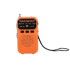 W-213 FM/AM Pointer Dual-Power Radio Portable Clip-On Radio With Flashlight