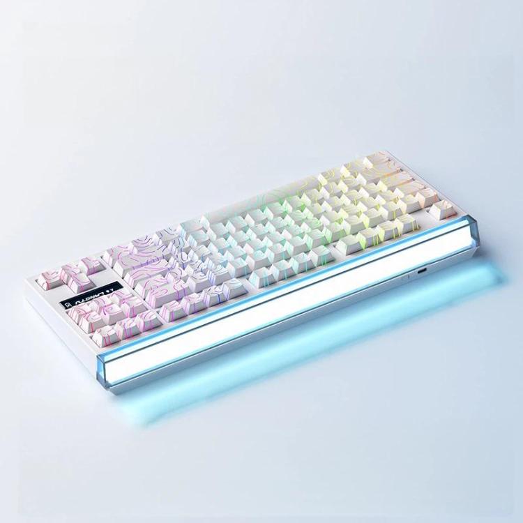 LANGTU T87 Hot-Pluggable Wireless Bluetooth Triple-Mode Mechanical Keyboard Office & Gaming Keyboard, White Contour Line TTC Instant Gold Axis Dual 1K, Northern Lights Ropax Axis 2K Dual 1K Light, BlackBerry Side-Etched Matcha Iced Axis Dual 8K Ultra  ...