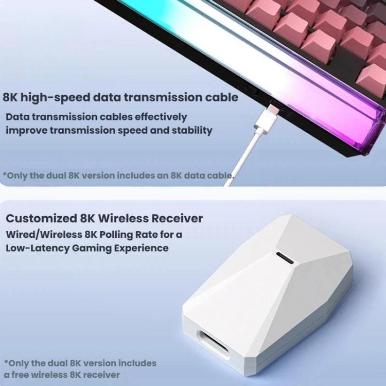 LANGTU T87 Hot-Pluggable Wireless Bluetooth Triple-Mode Mechanical Keyboard Office & Gaming Keyboard, White Contour Line TTC Instant Gold Axis Dual 1K, Northern Lights Ropax Axis 2K Dual 1K Light, BlackBerry Side-Etched Matcha Iced Axis Dual 8K Ultra  ...