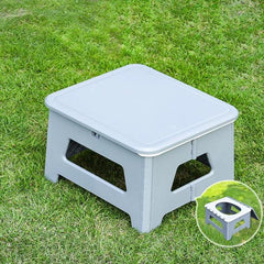 Outdoor Car Portable Emergency Camping Toilet Odor-Proof Mobile Toilet, Large Black, Large Gray, Small Black, Small Gray