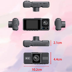 2-Inch WIFI Mobile Phone Playback 4K HD Night Vision Dashcam, Front+Interior, Front+Interior+Rear, Front+Interior+Rear+32g, Front+Interior+Rear+64g
