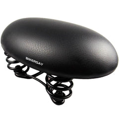 BIKERSAY Noseless MTB Saddle with Spring Shock Absorption Pressure Relief Comfort Bicycle Seat for Mountain Road Bike