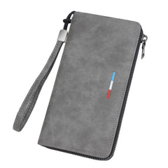 Baellerry C3097 Men Long Wallet Zippered Multi-Card Holder Large Capacity Phone Change Clutch