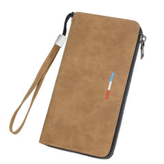 Baellerry C3097 Men Long Wallet Zippered Multi-Card Holder Large Capacity Phone Change Clutch