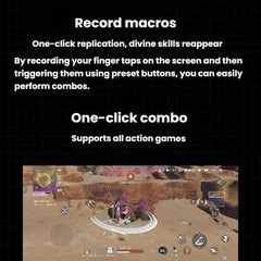 MeMo MB03 Mobile Wireless Gamepad Gamepad With Physical Auxiliary Buttons