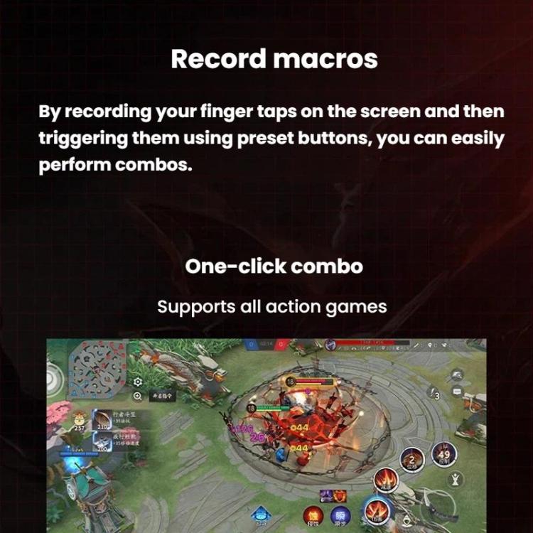 Mobile Game Controller Gamepad With Physical Auxiliary 3D Mobile Joystick, MeMo MB02