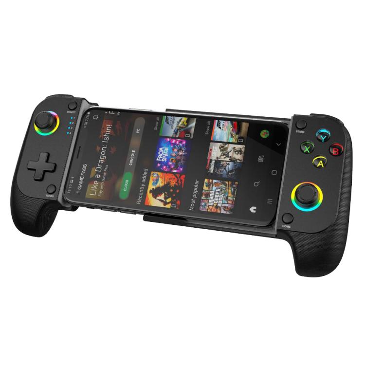 Multi-Function Retractable Wireless Gaming Controller With Dual Vibration 6-Axis Motion Sensing Rapid Fire Function
