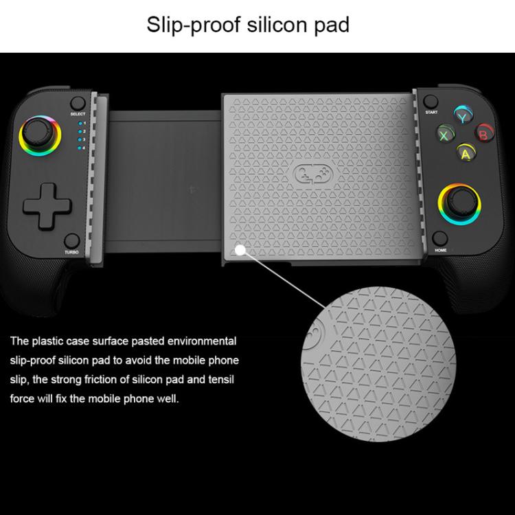 Multi-Function Retractable Wireless Gaming Controller With Dual Vibration 6-Axis Motion Sensing Rapid Fire Function