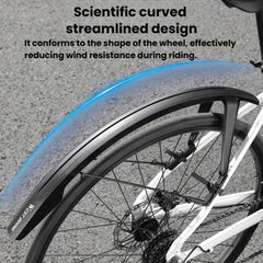 WEST BIKING YP0714046 Bike Front & Rear Extended Fenders Waterproof Mudguards Cycling Accessories
