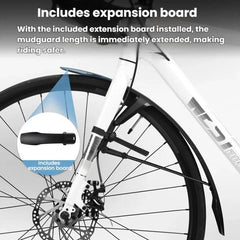 WEST BIKING YP0714046 Bike Front & Rear Extended Fenders Waterproof Mudguards Cycling Accessories