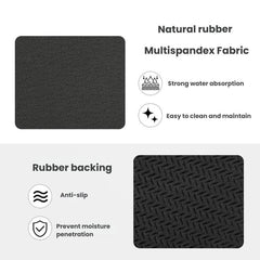 Coffee Machine Sliding Pad Absorbent Easy-Clean Design for Ninja, Breville Sage Small Espresso Machines