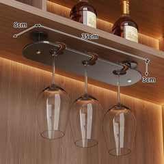 Under Cabinet Wine Glass Holder Hanging Rack for Stemware & Champagne Glasses, 2pcs /Pack 2-cup, 3pcs /Pack 2-cup, 1pc 3-cup, 2pcs 3-cup, 3pcs 3-cup, 1pc 4-cup, 2pcs 4-cup, 3pcs 4-cup