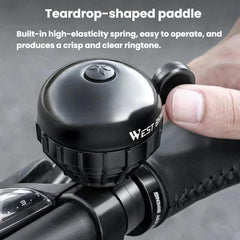 WEST BIKING YP0706061 Bike Thumb Bell Aluminum Alloy Loud & Compact Bicycle Bell