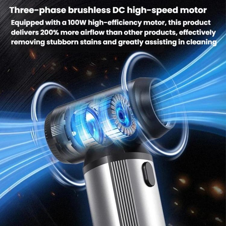 Car Vacuum Cleaner Brushless Wireless Blower Outdoor Mini High-Powered Powerhouse Fan, W16