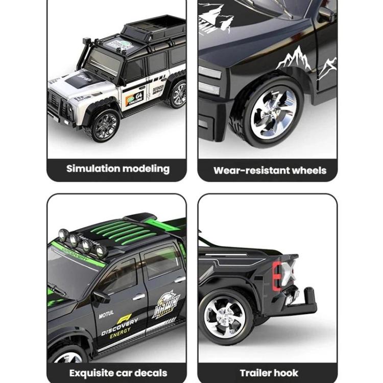 1:64 Mini Alloy RC Car With Lights Simulated Car Model Toy, 6601 White, 6601 Green, 5501 Black, 5501 Red, 5501 Blue, 8801 Black, 8801 Red, 8801 Blue, 6601 White With Hanging Box, 6601 Green With Hanging Box, 5501 Black With Hanging Box                 ...