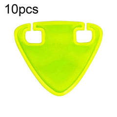 10pcs Bicycle Emergency Night Riding High-Visibility Reflective Stickers, Single-sided Flocked On Back, Double-sided