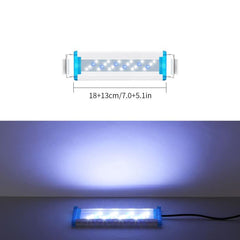 Ultra-Thin Aquarium LED Light With 4 Rows Of 5730 LEDs, 18cm Blue+White Light, 28cm Blue+White Light, 38cm Blue+White Light, 48cm Blue+White Light, 58cm Blue+White Light, 18cm White Light, 28cm White Light, 38cm White Light