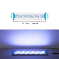 Ultra-Thin Aquarium LED Light With 4 Rows Of 5730 LEDs, 18cm Blue+White Light, 28cm Blue+White Light, 38cm Blue+White Light, 48cm Blue+White Light, 58cm Blue+White Light, 18cm White Light, 28cm White Light, 38cm White Light