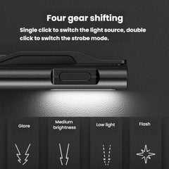 SMILING SHARK TIP-065 Multi-Functional Mini COB Flood Work Light 4-Gear Dimmable Portable Lamp, TIP-065